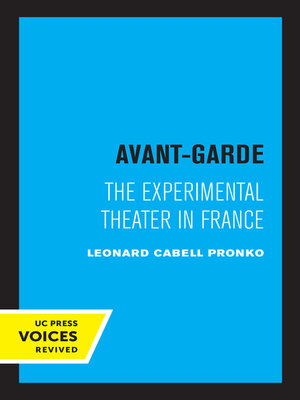 cover image of Avant-Garde